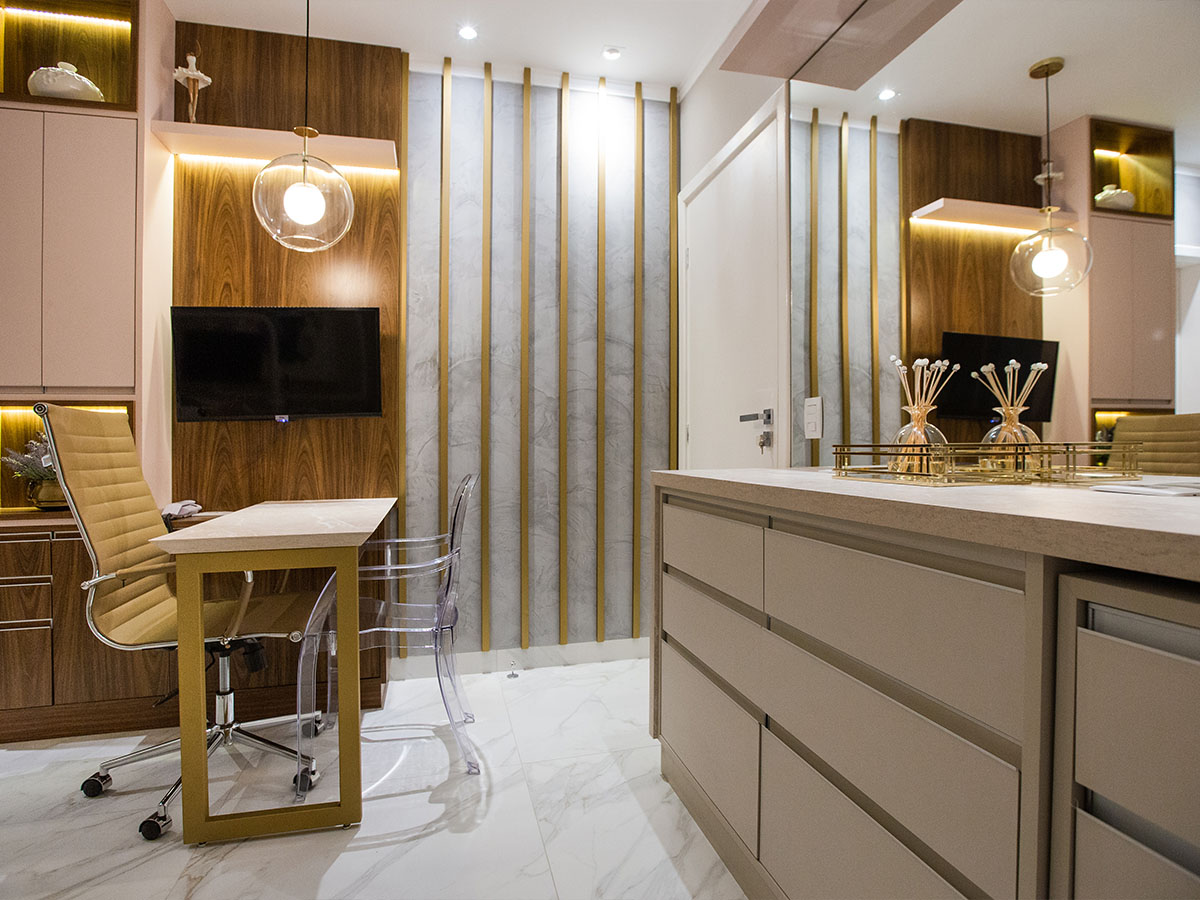 Detalhe do ambiente premium da Oral Person Campo Grande
